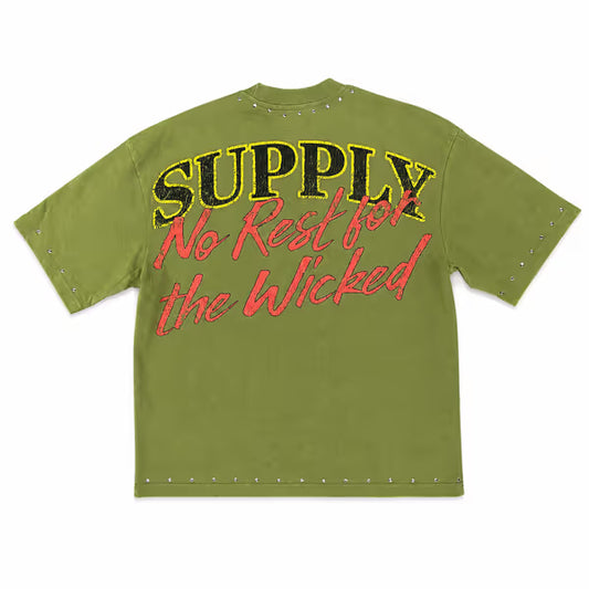 No Risk Green Tee – back