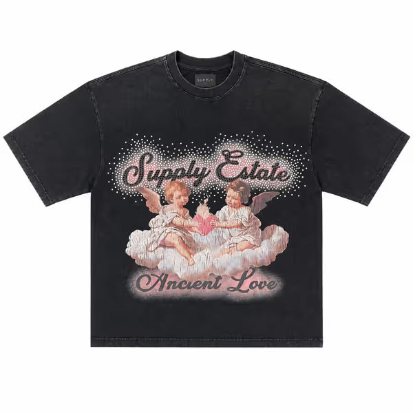 Supply Clothing Angel black graphic tee