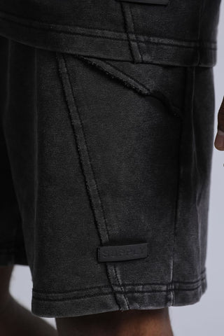 French Terry Shorts - Black