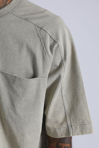Cropped Heavy T - Olive
