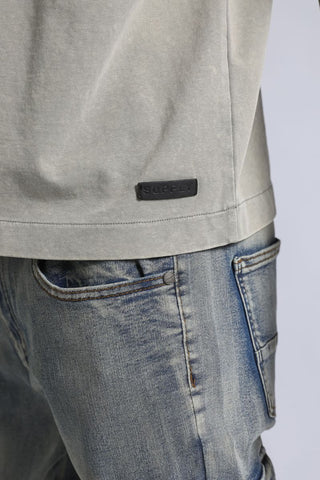 Cropped Heavy T - Olive