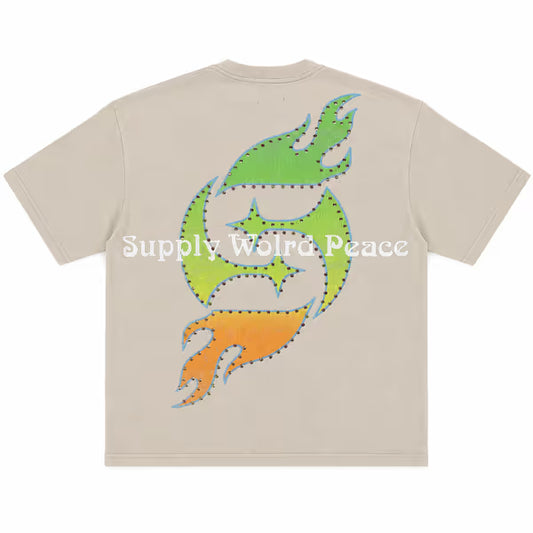 Peace Grey Tee – back
