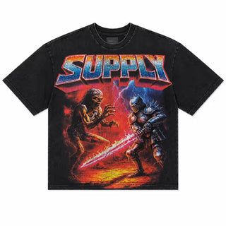 BATTLE OF WORLDS BLACK TEE