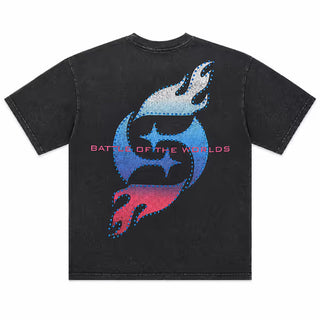 BATTLE OF WORLDS BLACK TEE