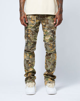 Flint Jean - Olive Green Camo