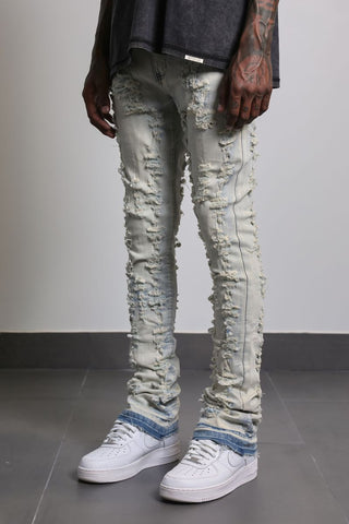 Shatter Jean - Light Wash