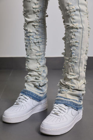 Shatter Jean - Light Wash