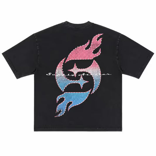 Angel Black Tee – back