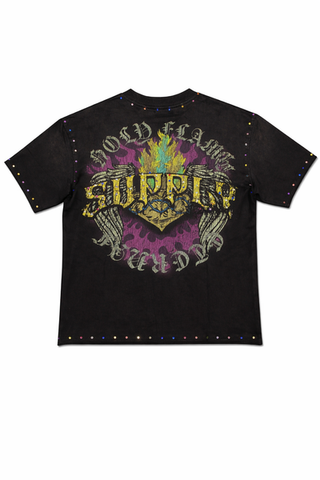HOLY FLAME BLACK TEE