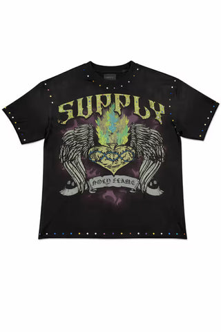 HOLY FLAME BLACK TEE