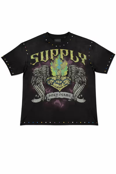 HOLY FLAME BLACK TEE