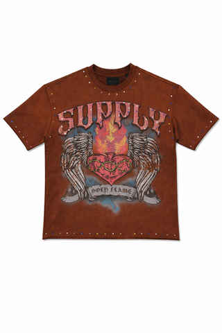 HOLD FLAME BROWN TEE