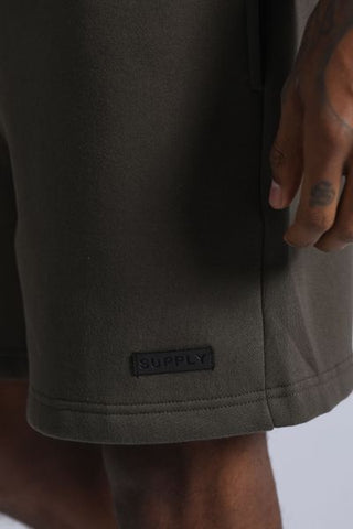 Fleece Shorts -Ash