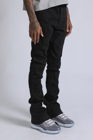 Flames Jean - Black