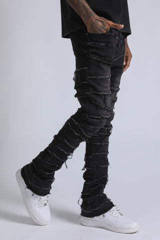 Fray Jean - Washed Black