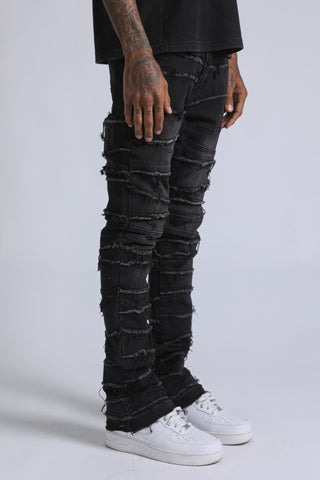 Fray Jean - Washed Black