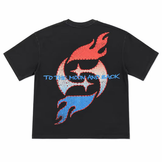 Supply Nation Black Tee – back