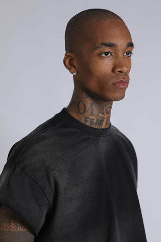 SunFaded Cutoff Tee - Black