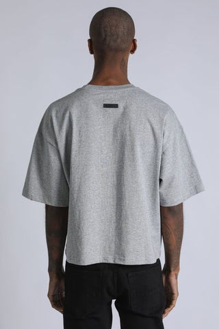 Cropped T - Grey
